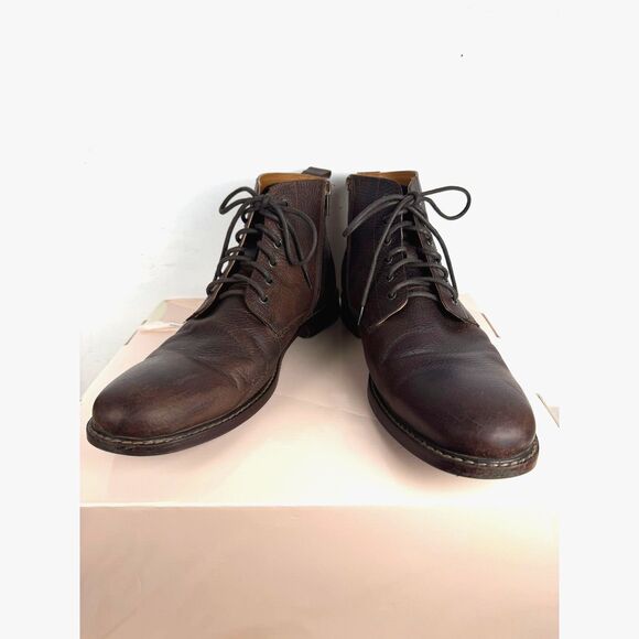 Crown Vintage Granville Brown Leather & Suede Chukka Boots Men’s 13M Side Zip main image 7